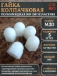 Гайка полиамидная колпачковая (пластик) М20 DIN1587