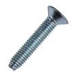 Винт резьбовыдавливающий потайной DIN 7500 М PZ М6х25 мм, оцинкованный