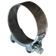 Хомут одноболтовый силовой 175-187 мм, оцинкованный