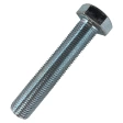 Болт М18х1,5х50 мм класс прочности 10.9 DIN 961, полная резьба, оцинкованный