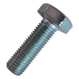 Болт М10х1,25х30 мм, класс прочности 10.9 DIN 961, полная резьба, оцинкованный/ламельный