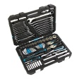 Набор инструментов 76предм. 120 зубьев. CrV. 1/4 1/2" Gross