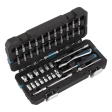 Набор инструментов 42предм. 120 зубьев. CrV. 1/4" Gross