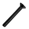 Винт потай 20х100 мм с внутр. шестигр. DIN 7991 класс прочности 10.9, полная резьба