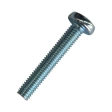 Винт с полукруглой головкой М5х30 мм DIN 7985, оцинкованный, полная резьба 