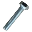 Болт М8х1х40 мм, класс прочности 10.9 DIN 961, полная резьба, оцинкованный