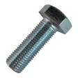 Болт М14х1,5х40 мм класс прочности 10.9 DIN 961, полная резьба, оцинкованный