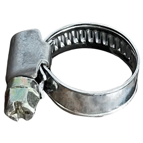 Хомут червячный 16-27/9 мм, нержавеющая сталь W2 фото 1