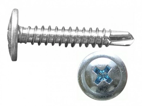 Саморез с прессшайбой сверло, 4,2х25 ОЦ (Россия), 1 кг фото 5