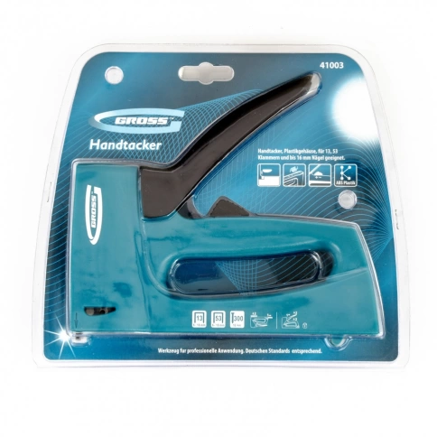 Степлер мебельный регулируемый, пластиковый корпус,тип скобы 13,53,300, 6-16 мм Gross фото 5