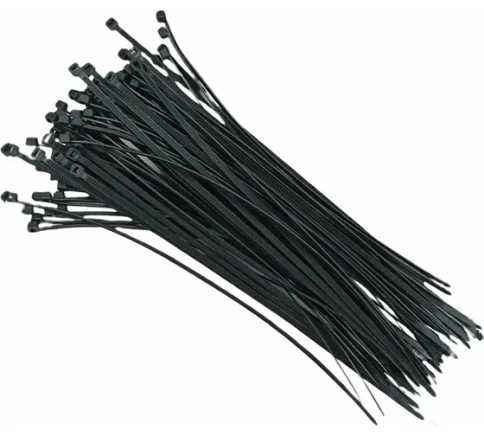 Хомуты нейлоновые черные 100шт.VERTEXTOOLS фото 2