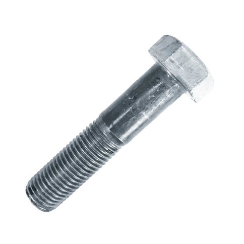 Болт  27х120 мм класс прочности 10.9 DIN 931 неполная резьба, оцинкованный фото 1