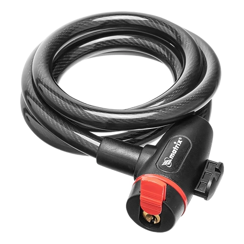 Замок тросовый универсальный с держателем 12х1200 мм Matrix фото 1