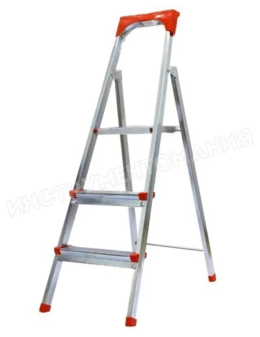 Стремянка 3 ступени, стальная 4,6 кг фото 1