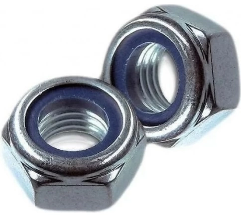 Гайка со стоп кольцом М6 нержавеющая,DIN985,1000шт контейнер фото 6