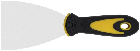 Шпатель нержавеющая сталь, прорезиненная ручка 3" (75 мм) фото 1