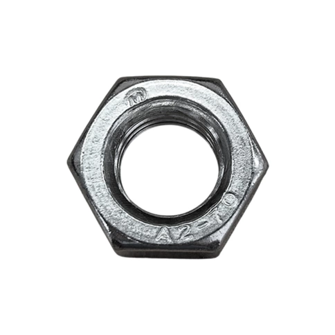 Гайка М10 DIN 934 нержавеющая сталь А2 фото 2