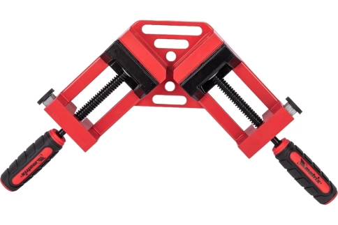 Струбцина угловая, быстрозажимная, двухкомп.обрезин.рук 65/65 мм Matrix фото 1