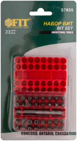 Набор бит 33шт., CrV фото 2