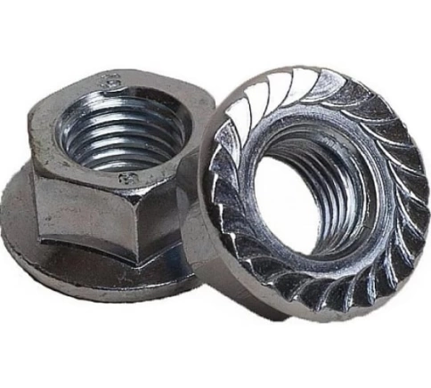 Гайка с фланцем М8 ОЦ DIN 6923 фото 5