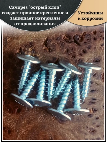 Саморез с прессшайбой острый, 4,2х19 ОЦ (Россия) 50 шт фото 3