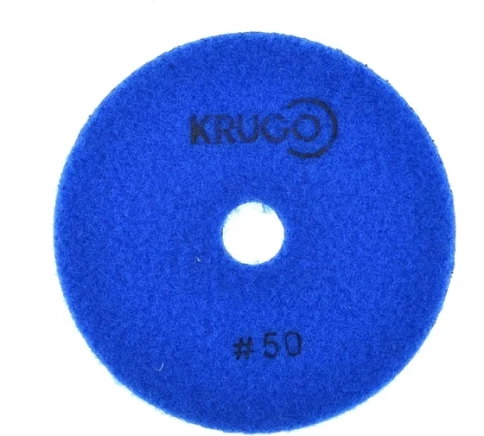 Диск шлифовальный алмазный,  по мрамору/граниту, гибкий сухой 50 мм KRUGO фото 1
