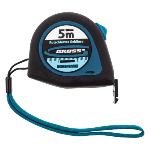 Рулетка Ergonomisch,магнит.обрезин.зацеп 5м х25 мм Gross фото 1