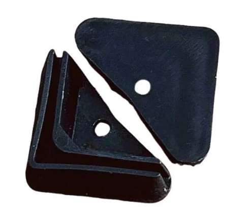 Подпятник угол (опора, заглушка) для стеллажа 32х32мм, 10шт фото 1