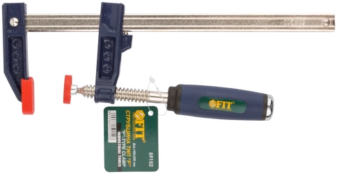 Струбцина тип F усиленная, мягкая ручка 50х200 мм фото 4