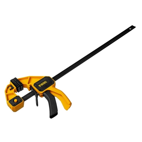 Струбцина тип F усиленная быстрозажимная, нейлоновый корпус 80х450 мм Denzel фото 1