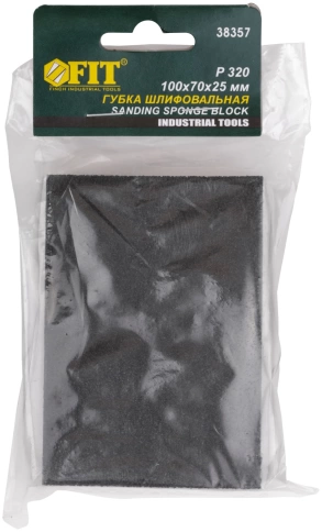 Губка шлифовальная, алюминий-оксидная, 100 х 70 х 25 мм, Р 320 фото 2