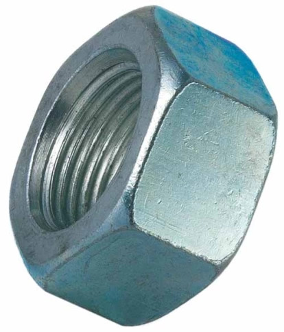Гайка DIN934 (к.п.8 шаг резьбы 1,25 оцинкованная) фото 2