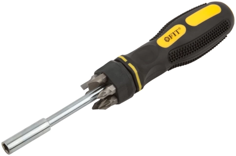 Отвертка 6, CrV бит, прорезин.ручка фото 2
