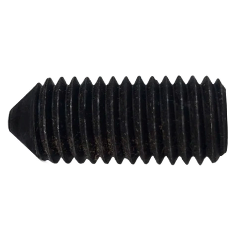 Винт установочный с внутр. шестигранником 6х10 мм, класс прочности 12.9 DIN 914 черный фото 1