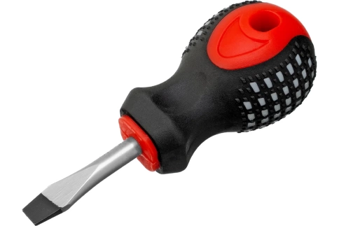 Отвертка Fusion SL6,0x38 мм, CrV, трехкомпонентная рукоятка antislip Matrix фото 1