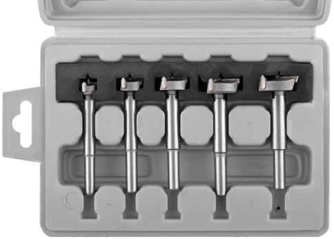 Набор сверл Форстнера (фреза) с карбидными вставками 15/20/25/30/35 мм 5 шт фото 1