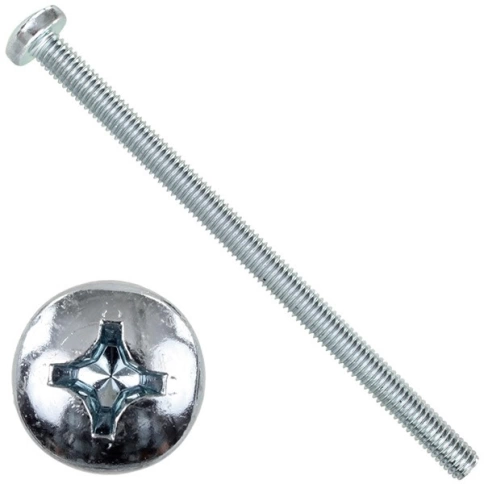 Винт с полукруглой головкой М6х50 ОЦ DIN7985, 50 шт. фото 5