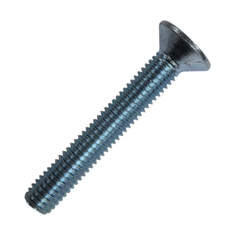 Винт потай 8х90 мм DIN 7991 класс прочности 8.8, полная резьба, оцинкованный фото 1