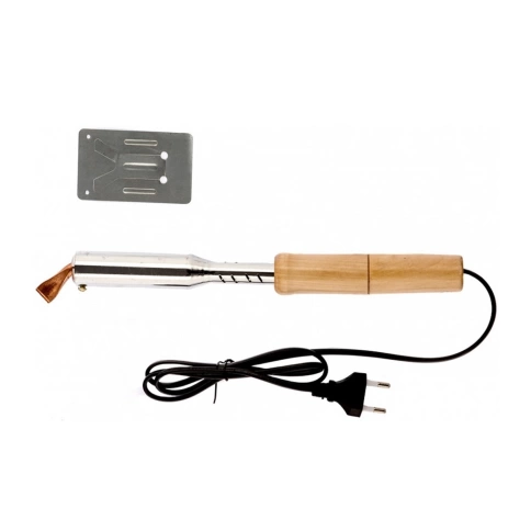 Паяльник электрика с деревянной ручкой 100 Вт, Sparta фото 1