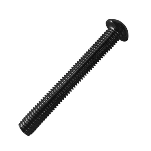 Винт с полукруглой головкой и внутренним шестигранником 10х80 мм ISO 7380 класс прочности 10.9 фото 1