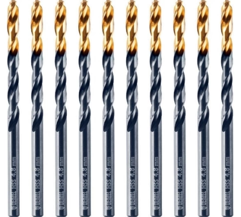Сверло по металлу HSS Tin Golden Tip 4,8мм Denzel фото 1