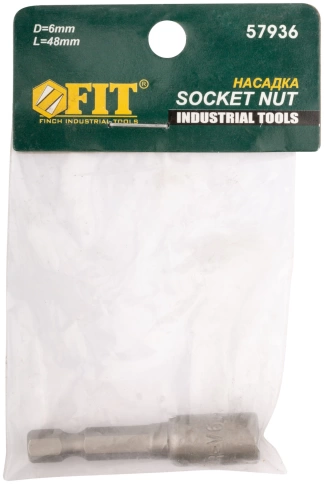 Насадка для шурупов и болтов с шестигр.гол.d-6мм L-48мм Профи фото 3