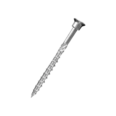 Саморез по дереву 5,0х60 мм с фрезой HIMTEX, нержавеющая сталь А2 фото 1