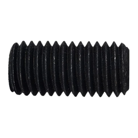 Винт установочный с внутр. шестигранником 12х35 мм, класс прочности 12.9 DIN 913 тупой конец, черный фото 1