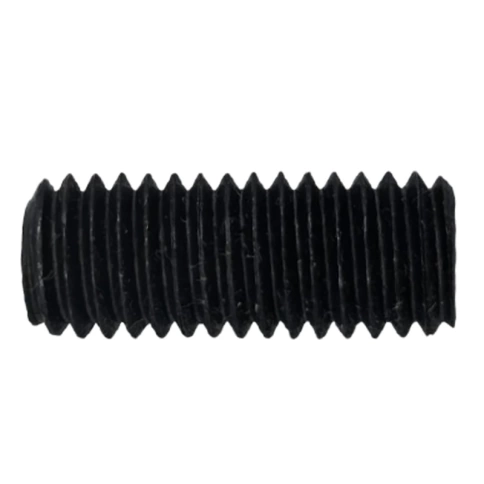 Винт установочный с внутр. шестигранником 5х25 мм, класс прочности 12.9 DIN 913 тупой конец, черный фото 1