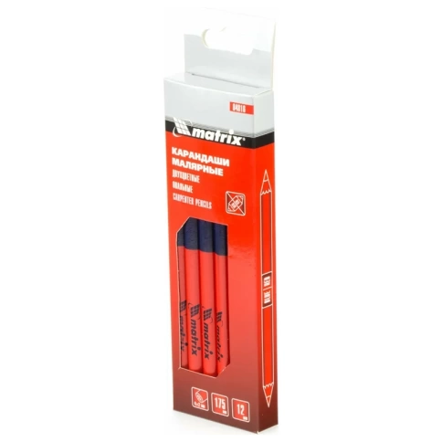 Карандаш малярный 2-х цветный 175 мм, Matrix фото 1