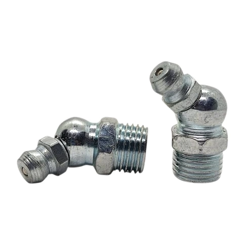 Пресс-масленка 1/8-28 BSP DIN 71412 H2 угловая 45° оцинкованная, 200 шт. фото 1