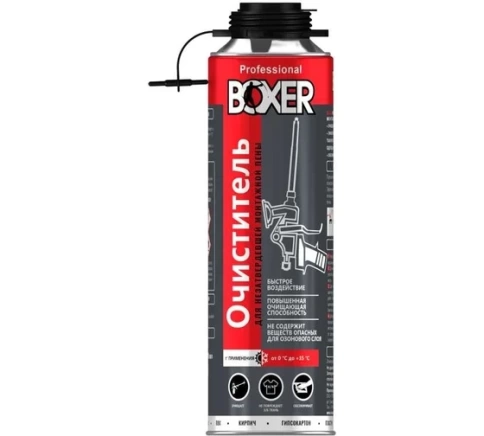 Очиститель монтажной пены BOXER 500 мл фото 1