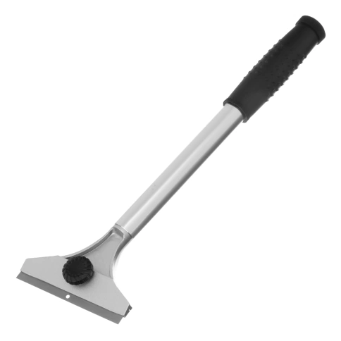 Скребок, фиксированное лезвие, удлин.мет.обрезин. ручка 100 мм Matrix фото 1