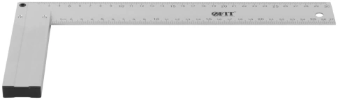 Угольник столярный литой алюминиевый Профи 300 мм фото 1